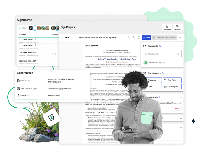Synkwise Digital Signature dashboard