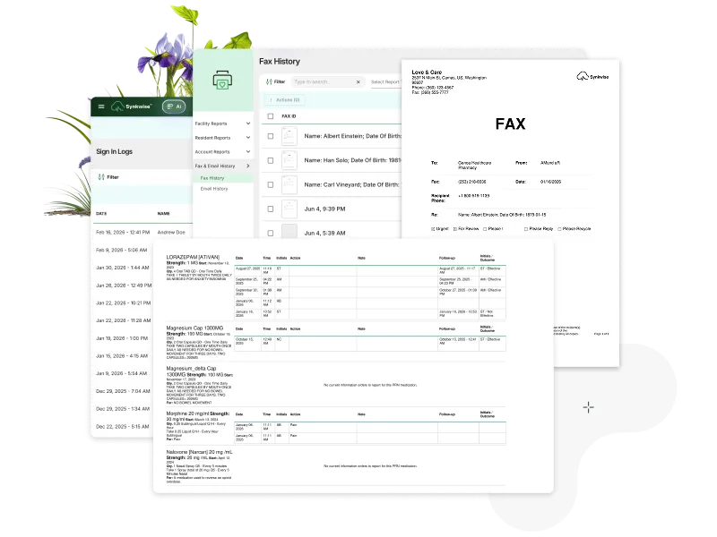 Facility and account reports interface
