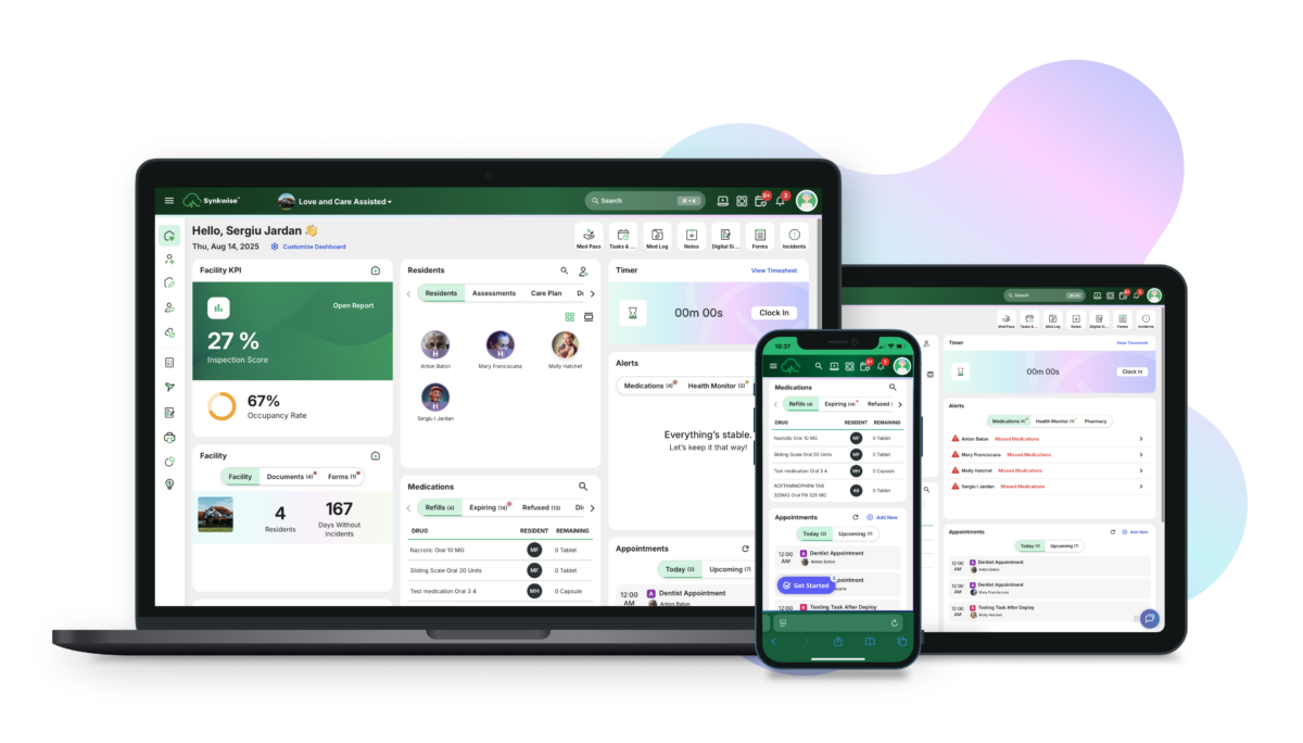 Texas Assisted Living Software - Synkwise