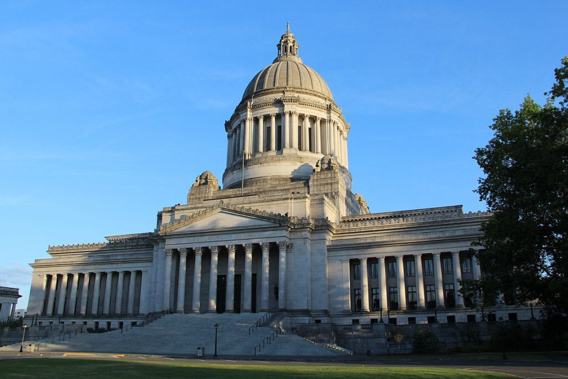 Washington State Capitol building in Olympia where Washington AFH Lobby Day 2026 will take place